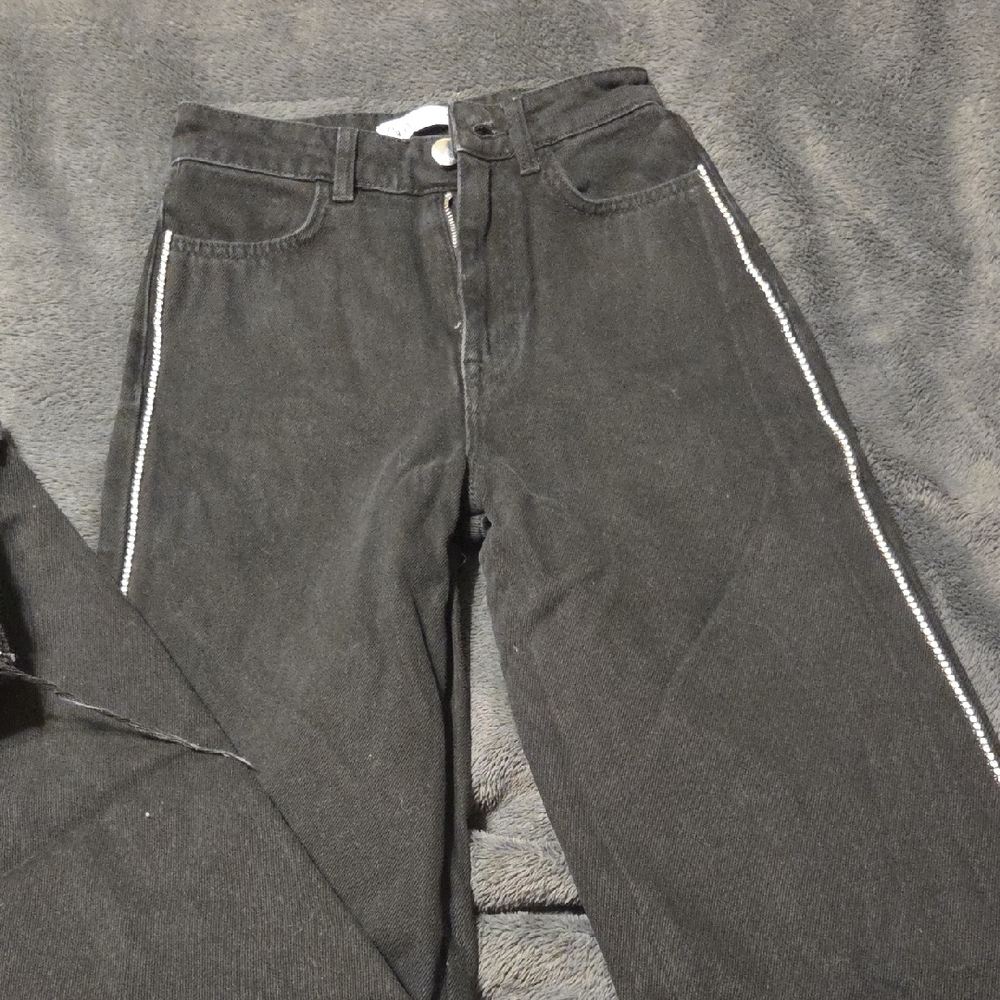 Zara Black  Jeans With Stones